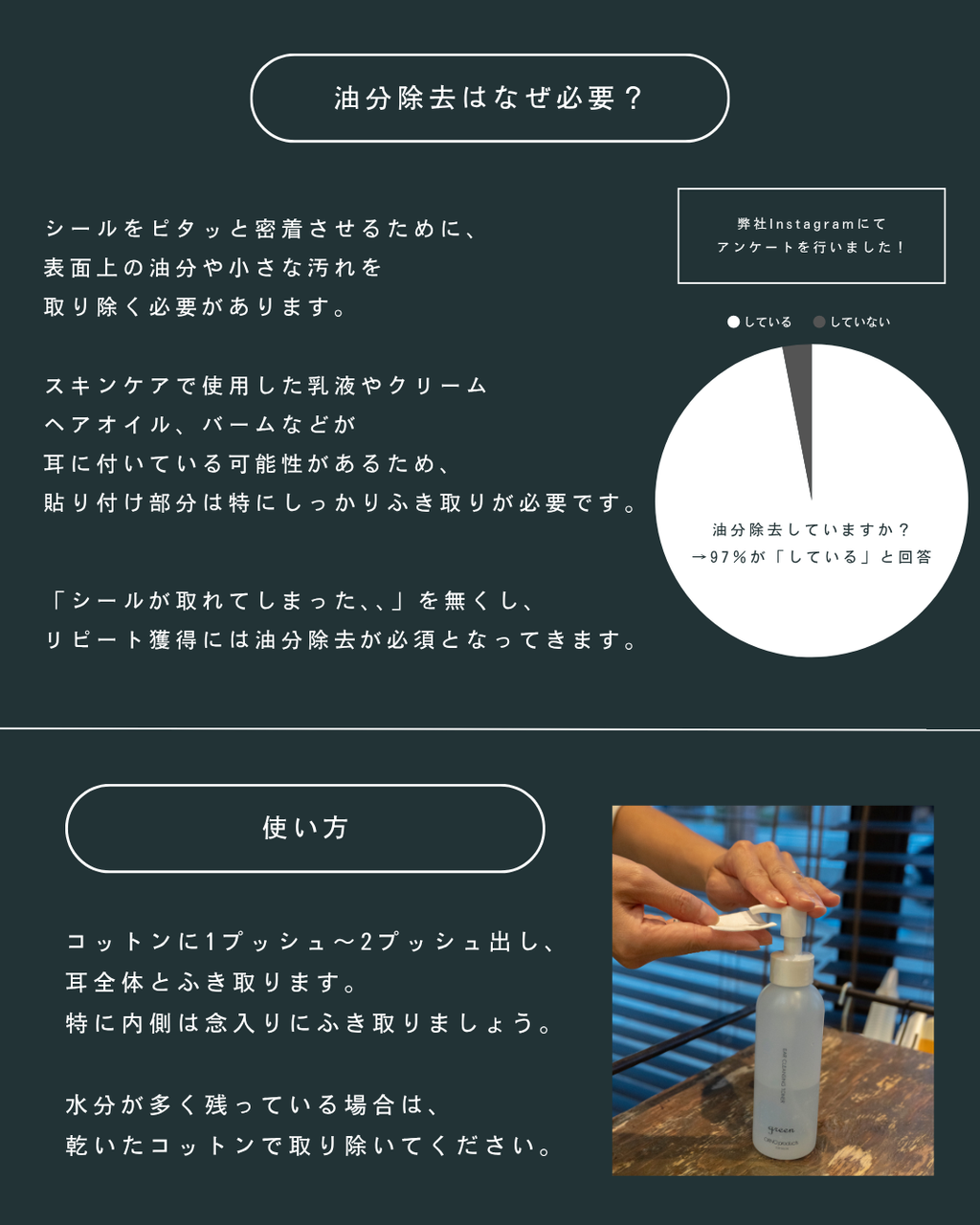 イヤークレンジングトナー（耳用ふき取り化粧水）